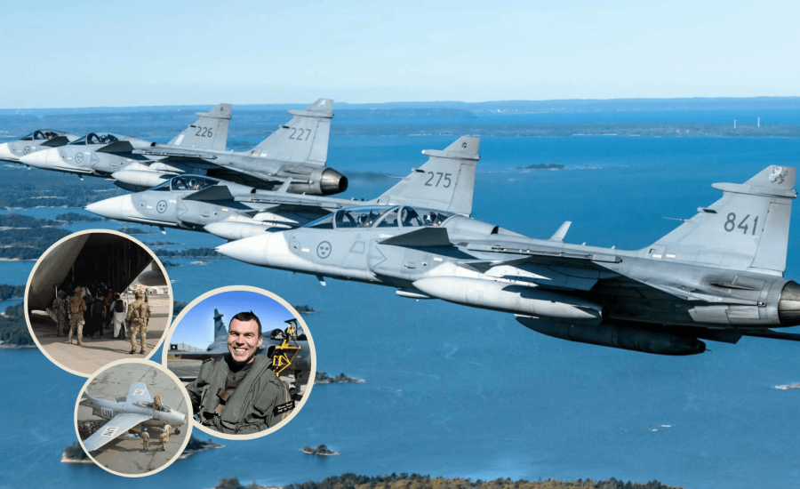Flygvapnet 100 år! Från Tunnan i Kongo till Hercules och helikoptrar i Afghanistan och Gripen över Libyen. Under mer än ett halvt sekel har svenska flygvapenförband deltagit i internationella insatser runt om i världen. En av Gripenpiloterna under Libyeninsatsen 2011 var Marcus Wandt – som drygt ett decennium senare blev astronaut och reste hela vägen till den internationella rymdstationen ISS.