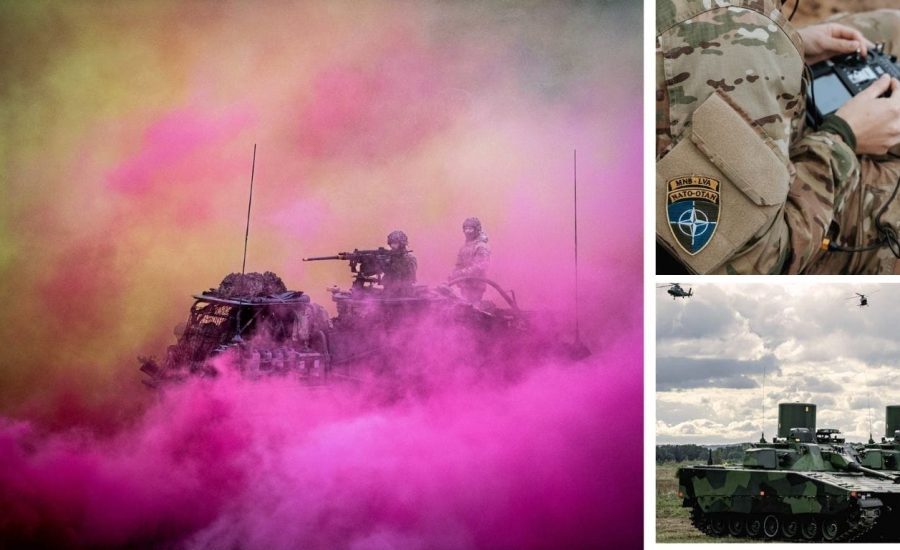 luftvärn Svenska soldater ur 71:a bataljonen från Södra skånska regementet förbereder Luftvärnskanonvagn 90 inför nästa års Natoinsats i Lettland – den första svenska luftvärnsinsatsen i skarpt läge sedan Kongo på 1960-talet.