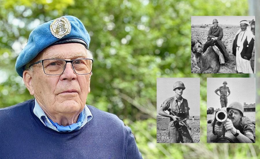 Rolf Nilsson från Sala deltog i Sveriges första väpnade FN-insats UNEF i Suez och Gaza 1956–1957. En insats som blev början på Sveriges moderna fredsbevarande historia.